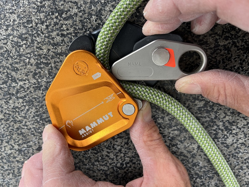 Umlenkung des Seils Mammut Assist
