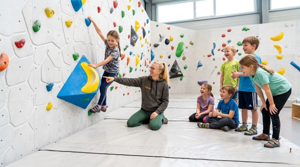 Kinderklettertraining mit climBe in München